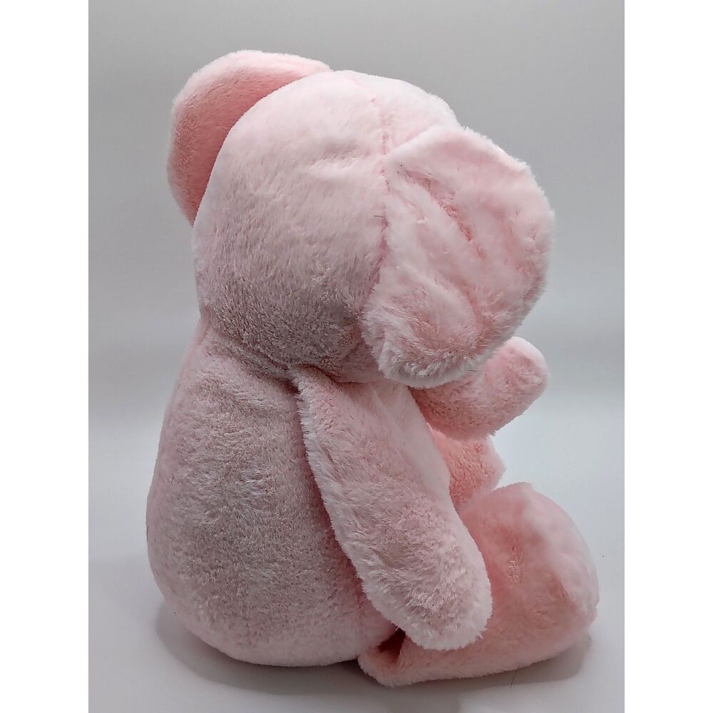 Kellytoy Pink Elephant Rattle and Crinkle Plush 12"